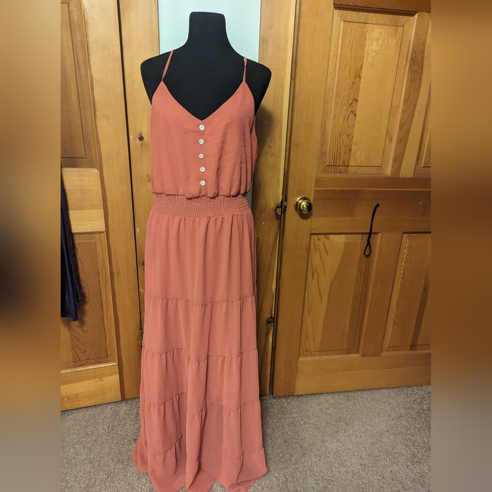 PRETTYGARDEN Casual Summer Dress Spaghetti Strap Sleeveless High Waist